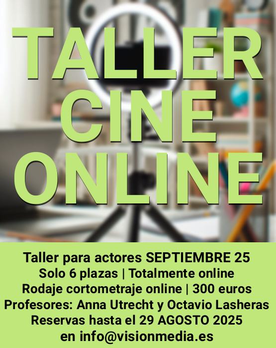 Cartel Taller Cine Online Septiembre 25