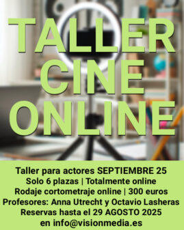 Cartel Taller Cine Online Septiembre 25